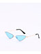 Blue Triangle Mini Sunglasses