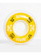 Bones 100 Ringers 51mm Yellow & White Skateboard Wheels