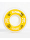 Bones 100 Ringers 51mm ruedas de skate amarillas y blancas