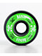 Bones 100 Ringers 52mm Green & Black Skateboard Wheels - Thumbnail image 1 of 3