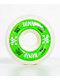 Bones 100 Ringers 53mm Green & White Skateboard Wheels