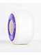 Bones 100 Ringers 55mm Pure White & Purple Skateboard Wheels - Thumbnail image 2 of 3