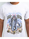 Born Dead Snake White Wash T-Shirt - Thumbnail image 2 of 2