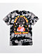Boss Dog Don't Stress camiseta tie dye negra y gris