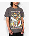 Boss Dog Sleep Charcoal T-Shirt - Thumbnail image 1 of 2