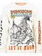Boss Dog x Dungeons & Dragons Dragon Drawstring Natural Long Sleeve T-Shirt - Thumbnail image 2 of 4