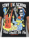 Boss Dog x Meth Syndicate Stay In School Black T-Shirt - Thumbnail image 2 of 2
