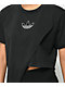 Boxy Asymmetrical camiseta negra de adidas.
