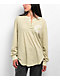 Boys Lie Eyes Wide Shut Pastel Green Long Sleeve T-Shirt - Thumbnail image 2 of 4