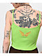 Boys Lie Lime Zest Green Crop Tank Top - Thumbnail image 4 of 4