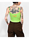 Boys Lie Lime Zest Green Crop Tank Top - Thumbnail image 1 of 4