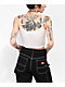 Boys Lie Metal White Crop Tank Top - Thumbnail image 2 of 3