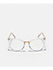 Braided Blue Light Clear & Gold Glasses - Thumbnail image 2 of 2