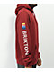 Brixton Alton Dark Red Hoodie - Thumbnail image 3 of 4