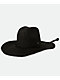 Brixton Austin Straw Black Cowboy Hat - Thumbnail image 1 of 3