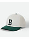 Brixton Big B Off White & Green Strapback Hat - Thumbnail image 1 of 3