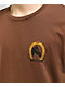 Brixton Blind Pinecone Brown T-Shirt - Thumbnail image 3 of 3