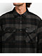 Brixton Bowery Black & Charcoal Flannel Shirt - Thumbnail image 3 of 4