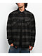 Brixton Bowery Black & Charcoal Flannel Shirt - Thumbnail image 1 of 4