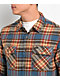 Brixton Bowery Blue & Sand Flannel Shirt - Thumbnail image 3 of 3