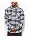 Brixton Bowery Blue Flannel Shirt - Thumbnail image 1 of 3