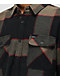 Brixton Bowery Brown, Grey, & Charcoal Plaid Flannel Shirt