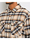 Brixton Bowery Cream Flannel Shirt - Thumbnail image 3 of 3