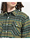 Brixton Bowery Green Flannel Shirt - Thumbnail image 4 of 4