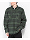 Brixton Bowery Heavy Green Plaid Flannel Shirt - Thumbnail image 3 of 4