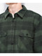 Brixton Bowery Heavy Green Plaid Flannel Shirt - Thumbnail image 4 of 4