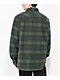 Brixton Bowery Heavy Green Plaid Flannel Shirt - Thumbnail image 2 of 4