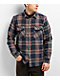 Brixton Bowery Navy Flannel Shirt - Thumbnail image 1 of 3