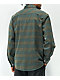 Brixton Bowery Ocean Green Plaid Flannel Shirt