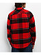 Brixton Bowery Red & Black Flannel Shirt - Thumbnail image 2 of 4