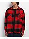 Brixton Bowery Red & Black Flannel Shirt - Thumbnail image 1 of 4