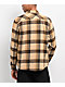 Brixton Bowery Sand & Black Flannel Shirt - Thumbnail image 2 of 3