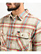 Brixton Bowery Sand & Red Flannel Shirt - Thumbnail image 3 of 3
