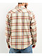 Brixton Bowery Sand & Red Flannel Shirt - Thumbnail image 2 of 3