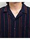 Brixton Bunker Navy Short Sleeve Button Up Shirt - Thumbnail image 3 of 3