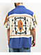 Brixton Bunker Reserve Fiesta Blue Short Sleeve Button Up Shirt - Thumbnail image 2 of 4