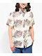 Brixton Charter Print Natural Short Sleeve Button Up Shirt