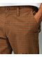 Brixton Choice pantalones chinos a cuadros naranjas y negros