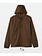 Brixton Claxton Beta Zip Brown Windbreaker Jacket - Thumbnail image 2 of 2