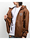 Brixton Claxton Crest Brown Windbreaker Jacket - Thumbnail image 5 of 5