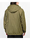 Brixton Claxton Crest Lined Olive Green Zip Jacket - Thumbnail image 2 of 5