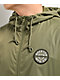 Brixton Claxton Crest Olive Windbreaker Jacket - Thumbnail image 3 of 5