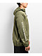 Brixton Claxton Crest Olive Windbreaker Jacket - Thumbnail image 4 of 5