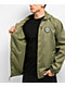 Brixton Claxton Crest Olive Windbreaker Jacket - Thumbnail image 5 of 5