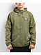 Brixton Claxton Crest Olive Windbreaker Jacket - Thumbnail image 1 of 5