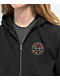 Brixton Crest Black Zip Hoodie - Thumbnail image 4 of 4